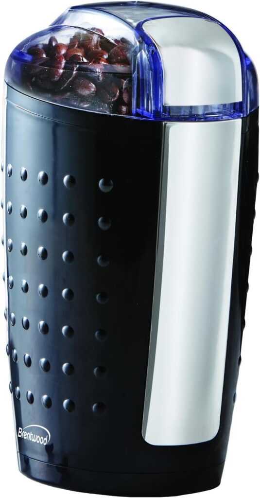 Brentwood CG-158B 4oz Coffee and Spice Grinder, Black,Medium