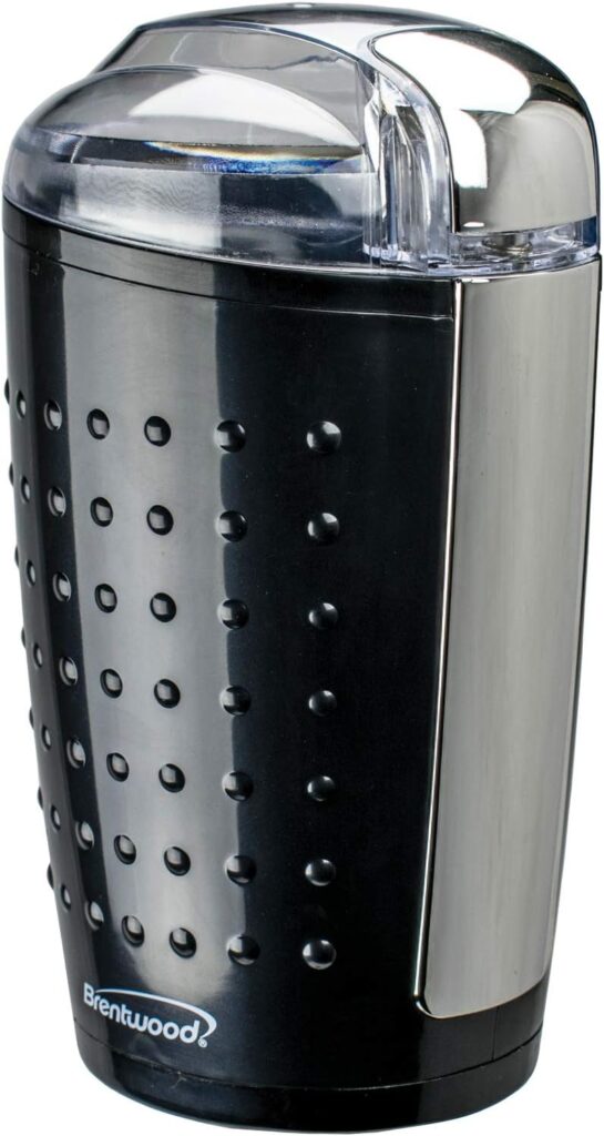 Brentwood CG-158B 4oz Coffee and Spice Grinder, Black,Medium