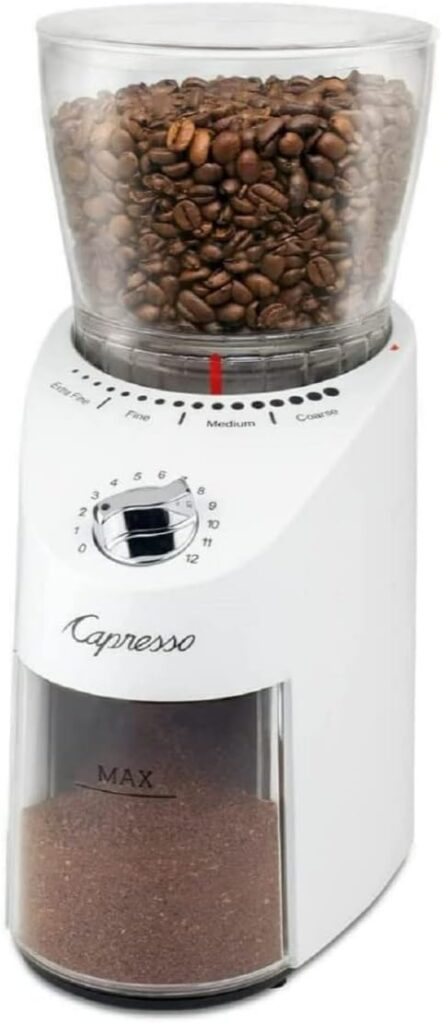 Capresso Infinity Plus Black Conical Burr Grinder