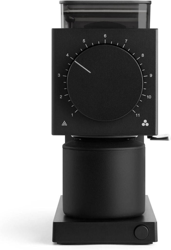 Fellow Ode Brew Grinder - Burr Coffee/Coffee Bean Grinder with 31 Settings for Drip, French Press  Cold Brew - Small Footprint Electric Grinder - Matte Black