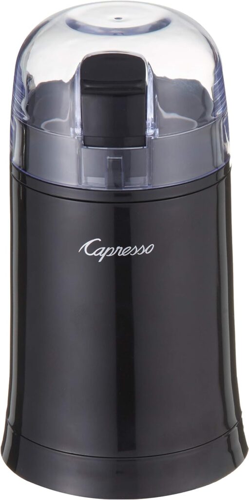 Capresso Cool Grind Coffee/Spice Grinder, Black