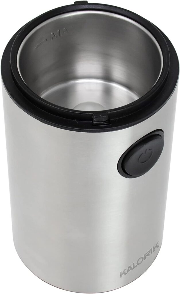 Kalorik CG 47371 SS Coffee Grinder, Stainless Steel