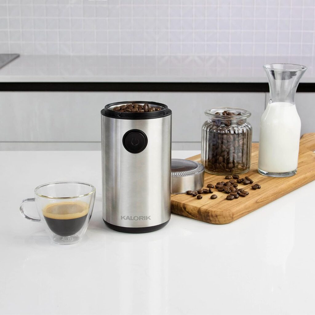 Kalorik CG 47371 SS Coffee Grinder, Stainless Steel